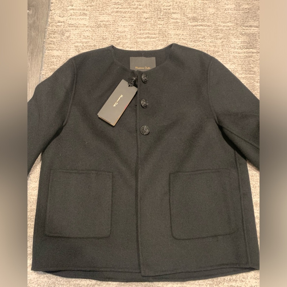 Massimo Dutti Black Women's Coat